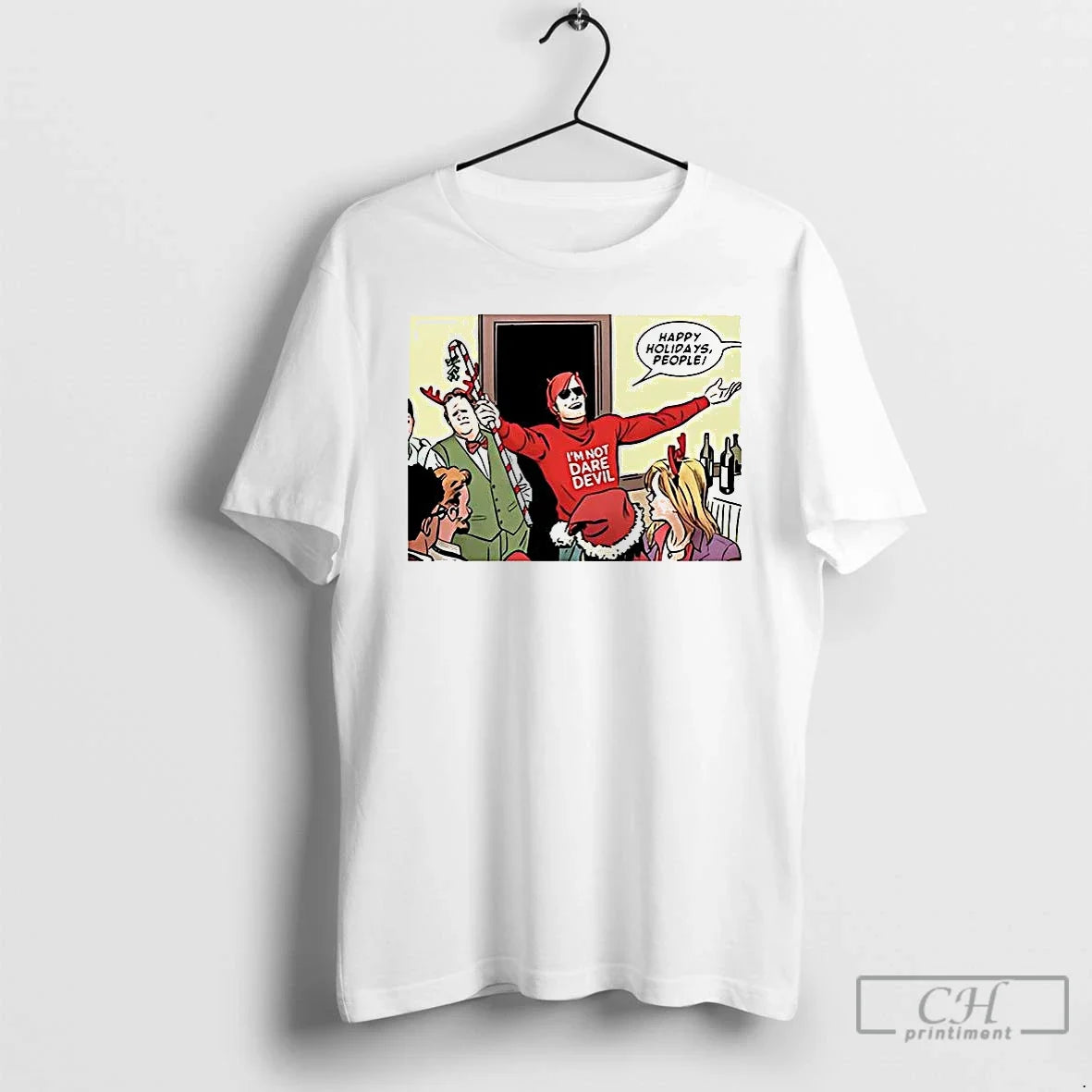 Classic Im Not Daredevil Happy People Comic T-Shirts, Hoodie, Sweatshirt - T-Shirt, Sweatshirt, Hoodie
