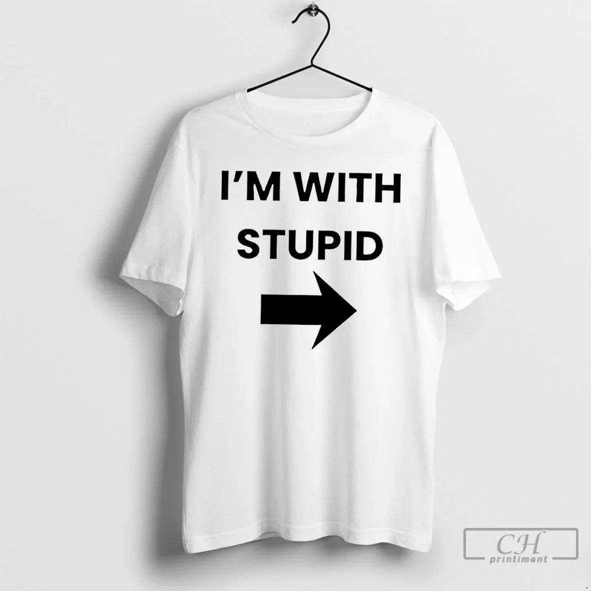 Classic Im Stupid Large Arrow Pointing Right T-Shirts, Hoodie, Sweatshirt - T-Shirt, Sweatshirt, Hoodie