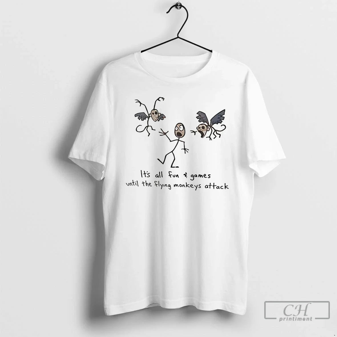 Classic All Fun Games Until Flying Monkeys Attack T-Shirts, Hoodie, Sweatshirt - T-Shirt, Sweatshirt, Hoodie