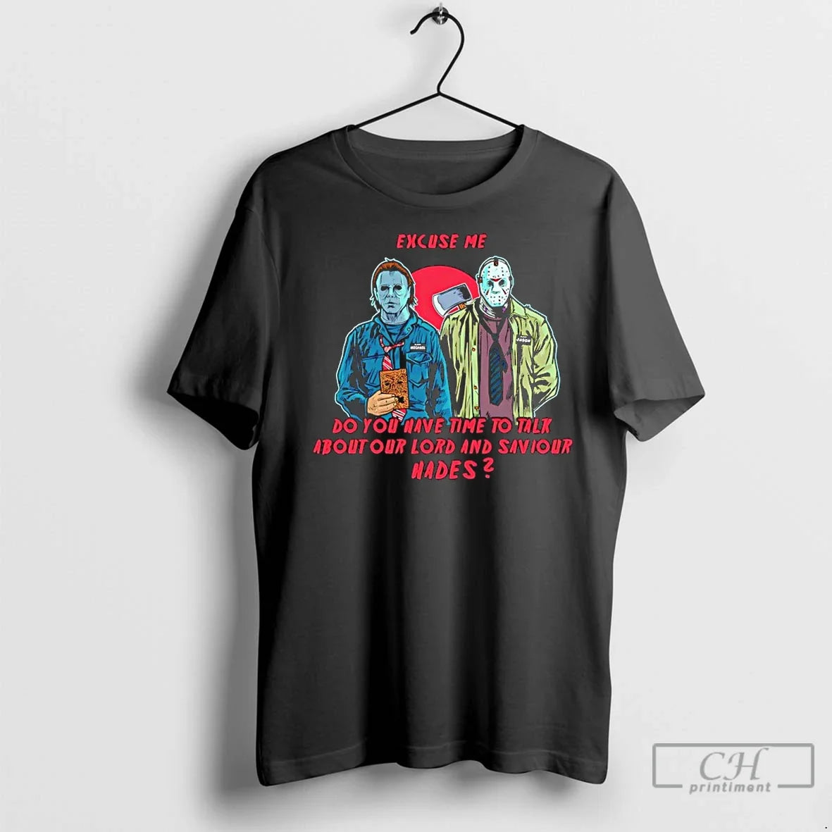 Classic Jason Voorhees Michael Myers Excuse Me Halloween T-Shirts, Hoodie, Sweatshirt - T-Shirt, Sweatshirt, Hoodie