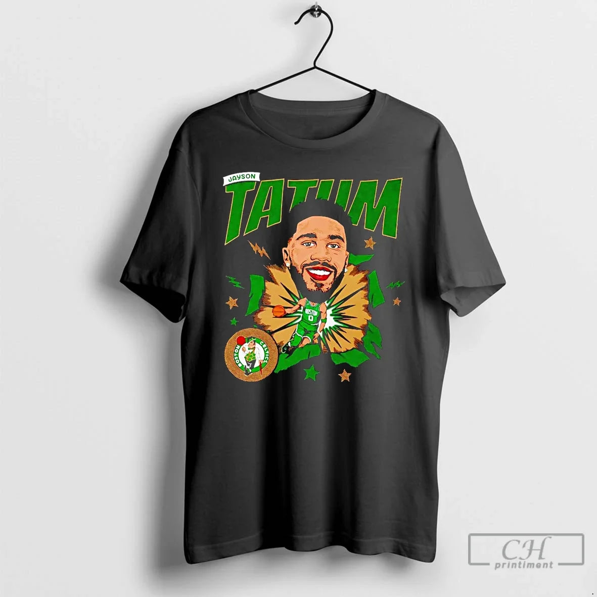 Classic Jayson Tatum Big Head Caricature Celtics T-Shirts, Hoodie, Sweatshirt - T-Shirt, Sweatshirt, Hoodie