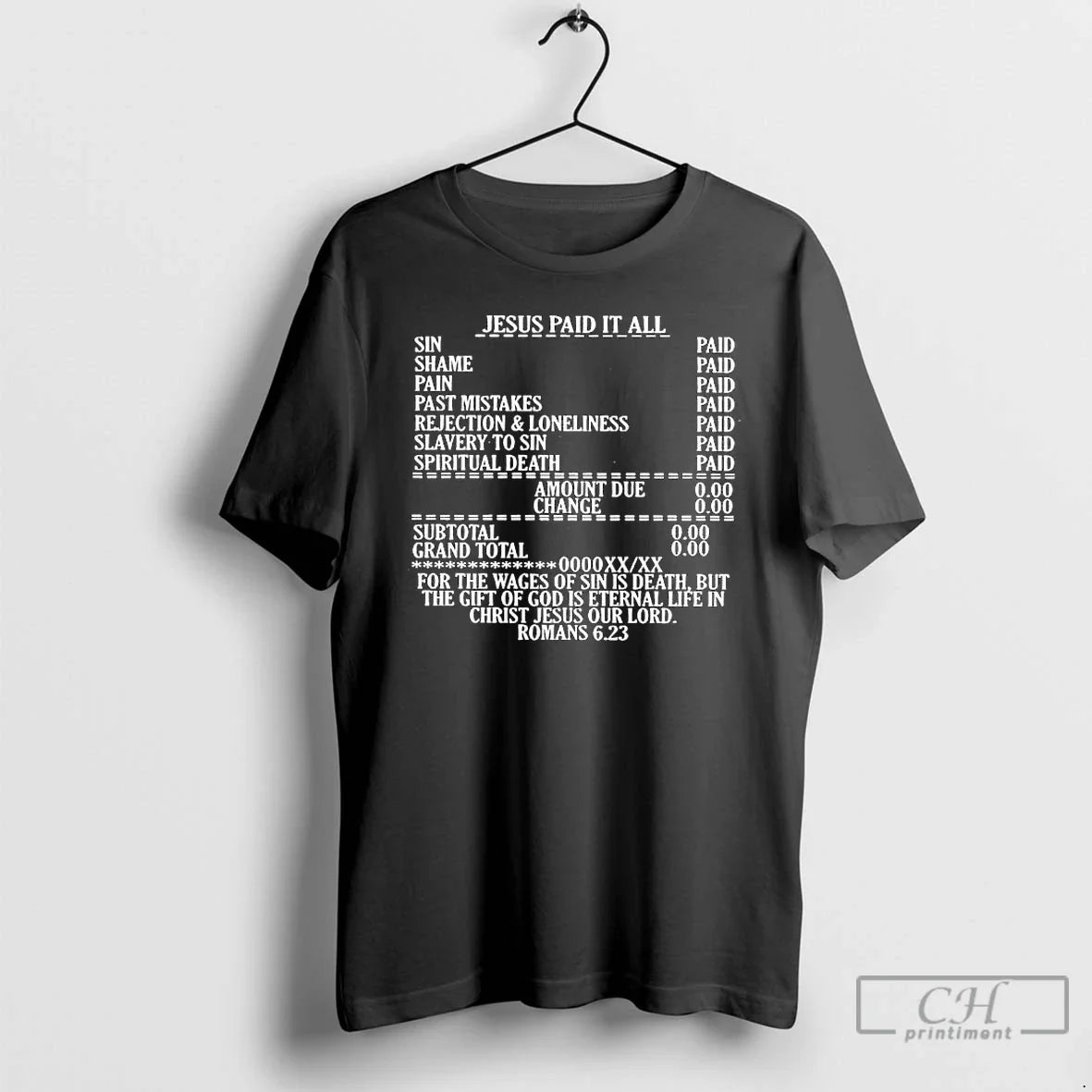Classic Jesus Paid All T-Shirts, Hoodie, Sweatshirt - T-Shirt, Sweatshirt, Hoodie