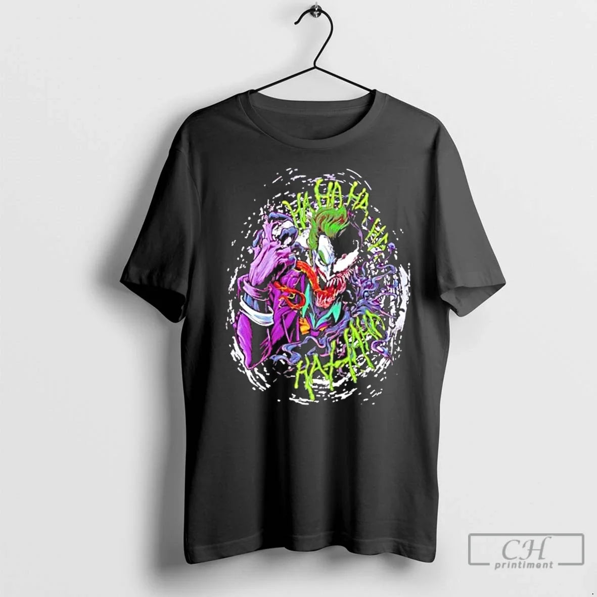 Classic Joker Symbiote Villain Fusion Parody T-Shirts, Hoodie, Sweatshirt - T-Shirt, Sweatshirt, Hoodie