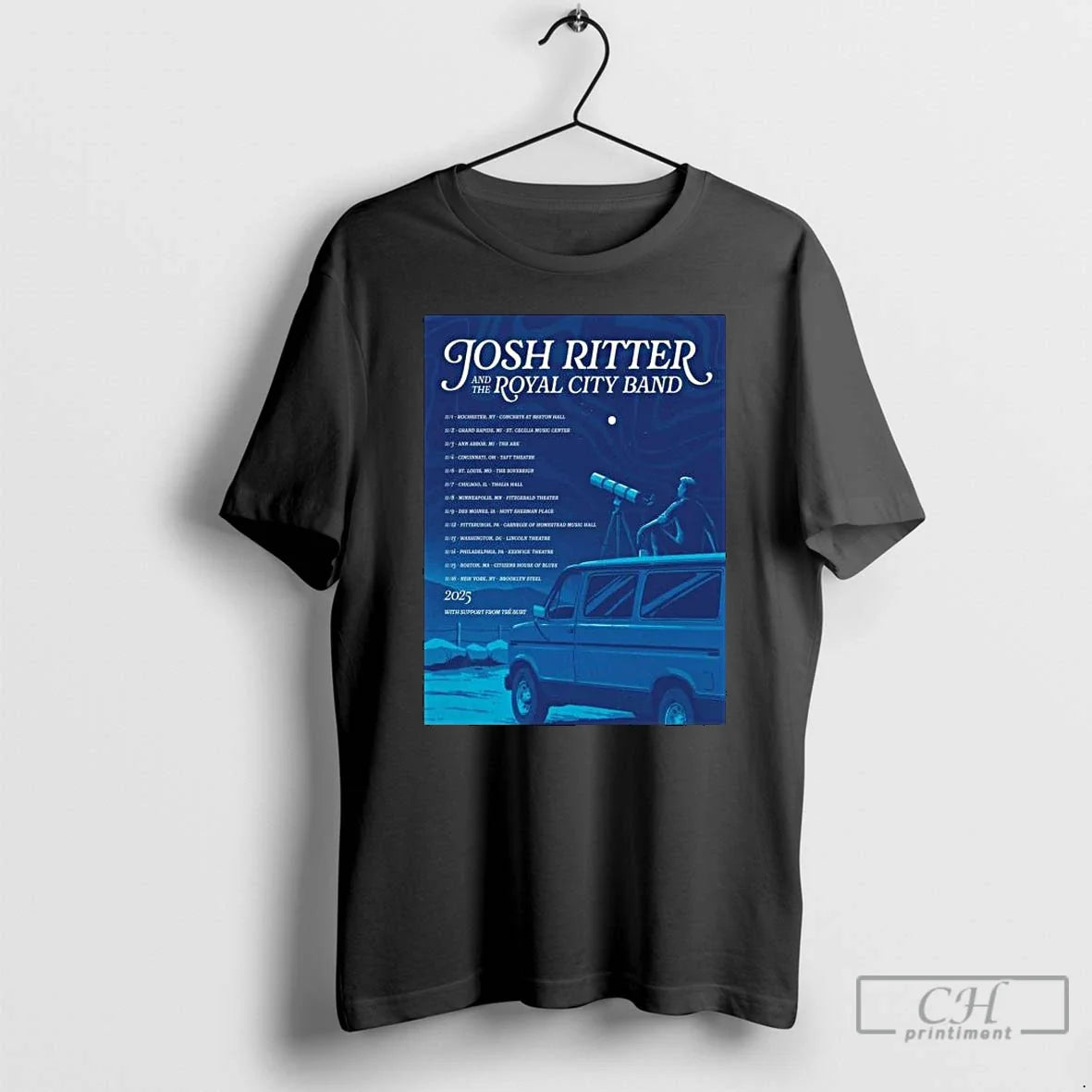 Classic Josh Ritter Royal City Band Tour 2025 Long Sleve T-Shirts, Hoodie, Sweatshirt - T-Shirt, Sweatshirt, Hoodie