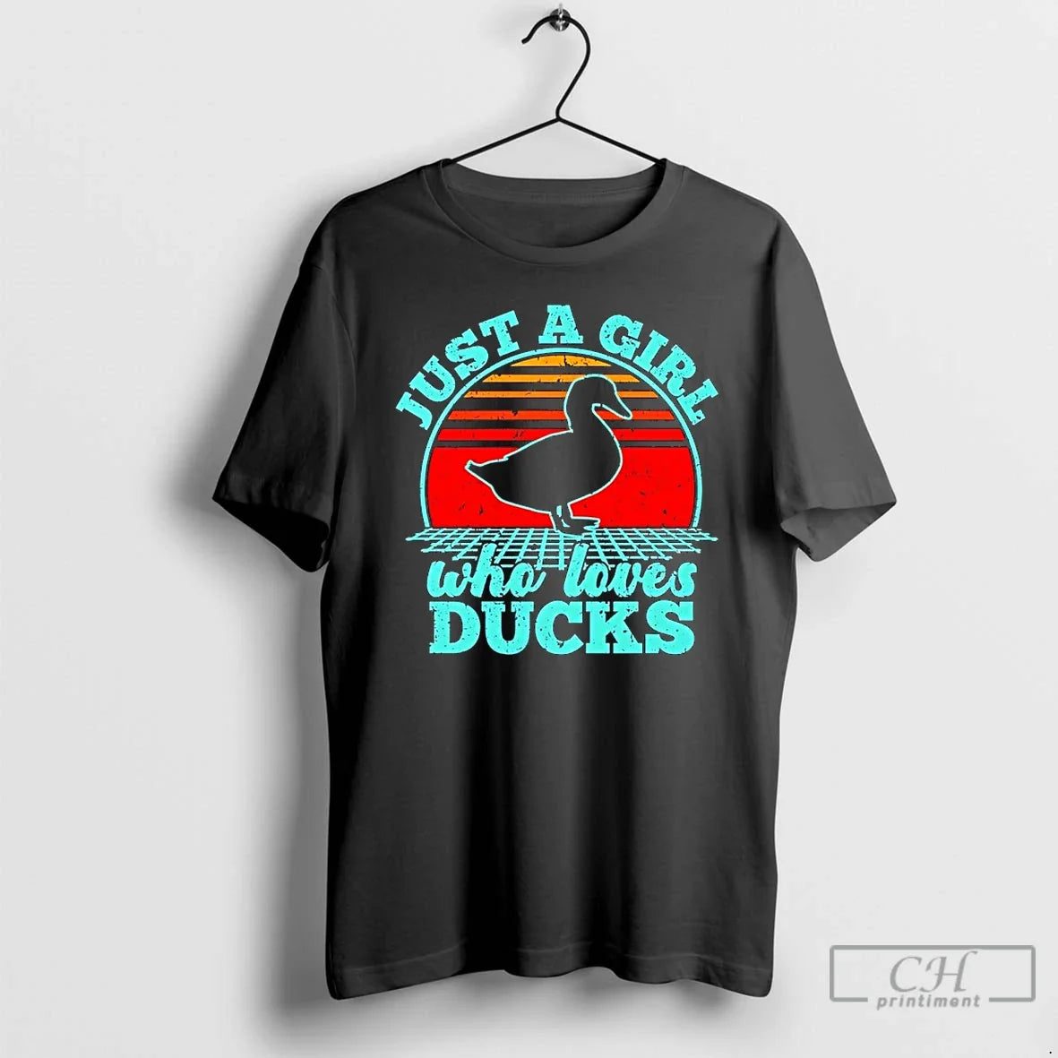 Classic Just Girl Who Loves Ducks Sunset T-Shirts, Hoodie, Sweatshirt - T-Shirt, Sweatshirt, Hoodie