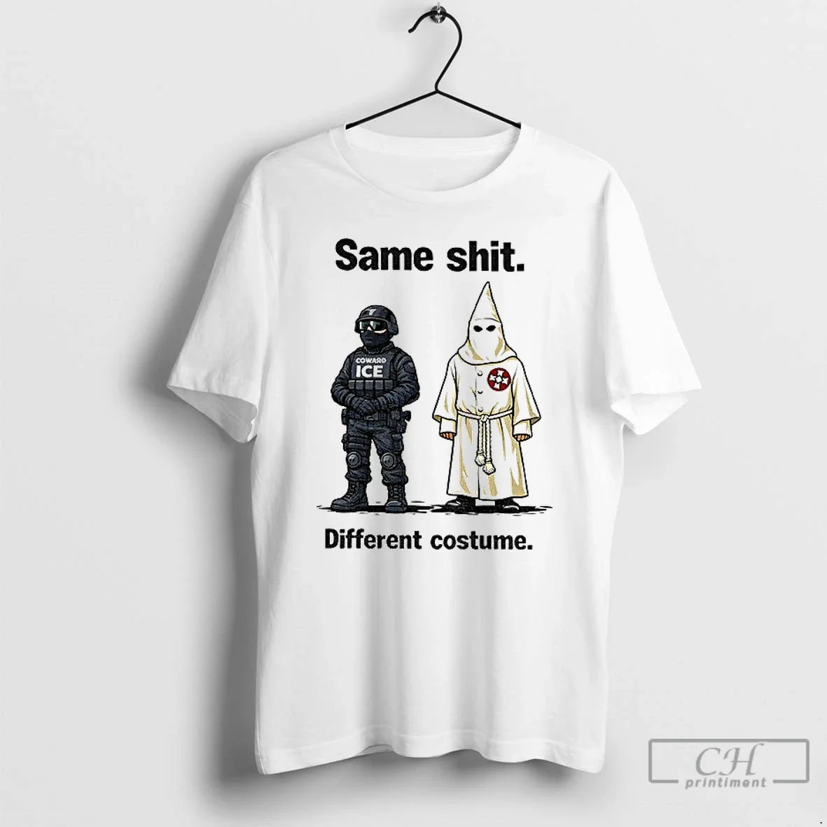 Classic Kkk Coward Ice Same Shit Different Costume T-Shirts, Hoodie, Sweatshirt - T-Shirt, Sweatshirt, Hoodie