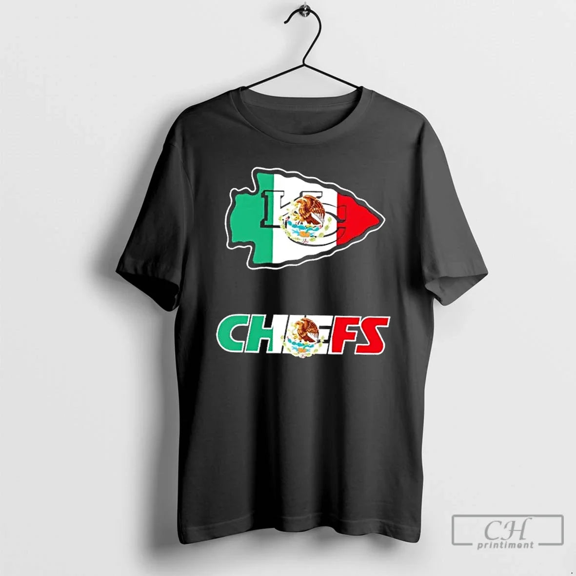 Classic Kansas City Chiefs Football X Mexican Flag Logo T-Shirts, Hoodie, Sweatshirt - T-Shirt, Sweatshirt, Hoodie
