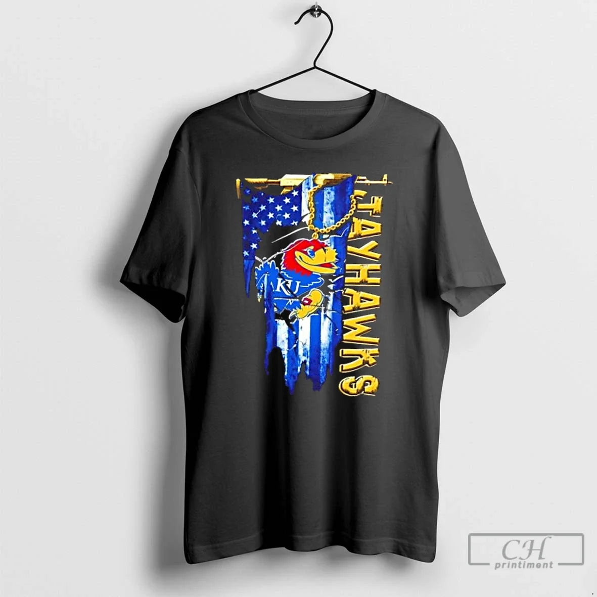 Classic Kansas Jayhawks Football Battle Shattered Usa Flag Rip T-Shirts, Hoodie, Sweatshirt - T-Shirt, Sweatshirt, Hoodie