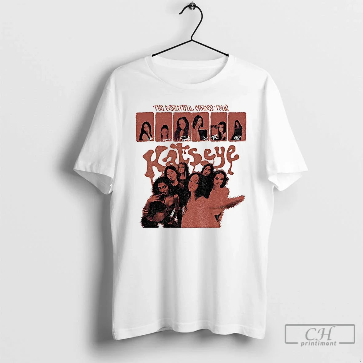 Classic Katseye Tour Music Band Signature Chaos Tour T-Shirts, Hoodie, Sweatshirt - T-Shirt, Sweatshirt, Hoodie