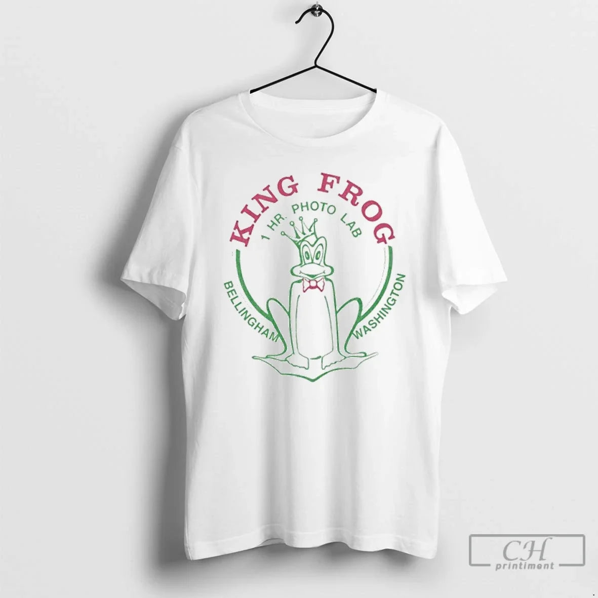 Classic King Frog 1 Hour Photo Lab Bellingham Washington T-Shirts, Hoodie, Sweatshirt - T-Shirt, Sweatshirt, Hoodie