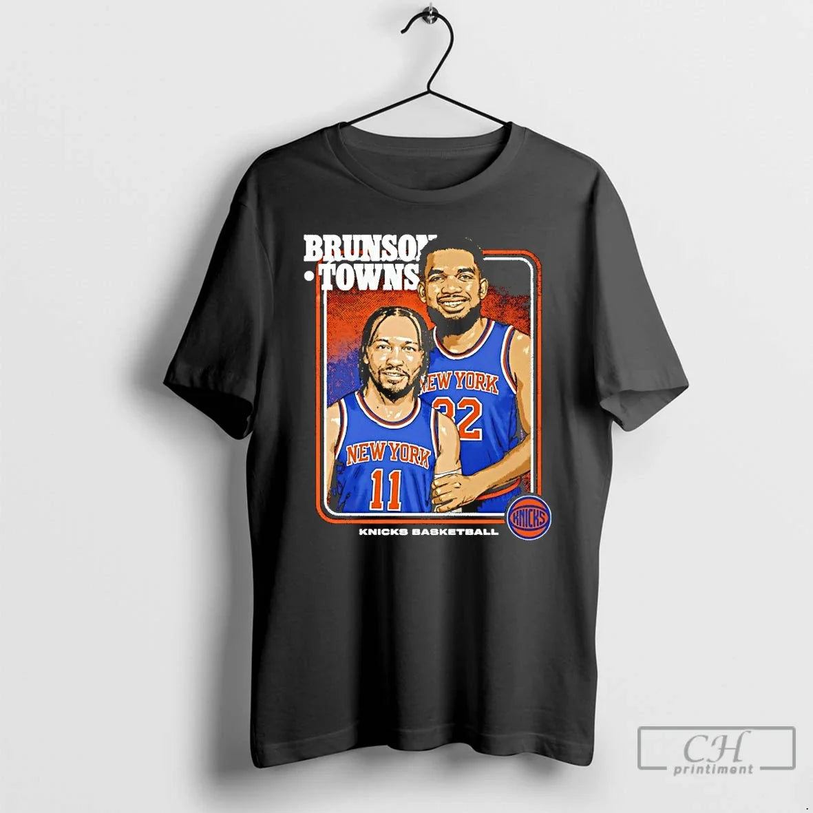 Classic Knicks Step Brothers Jalen Brunson Karl Anthony Towns T-Shirts, Hoodie, Sweatshirt - T-Shirt, Sweatshirt, Hoodie