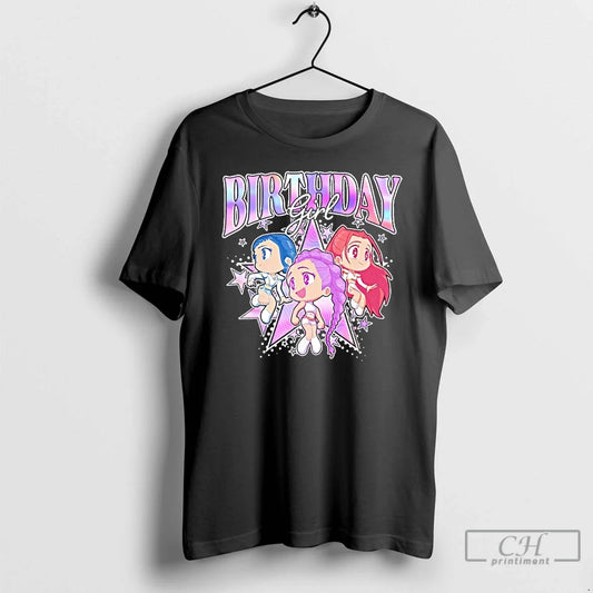 Classic Kpop Demon Hunters Girl Adorable Chibi Group Shot T-Shirts, Hoodie, Sweatshirt - T-Shirt, Sweatshirt, Hoodie