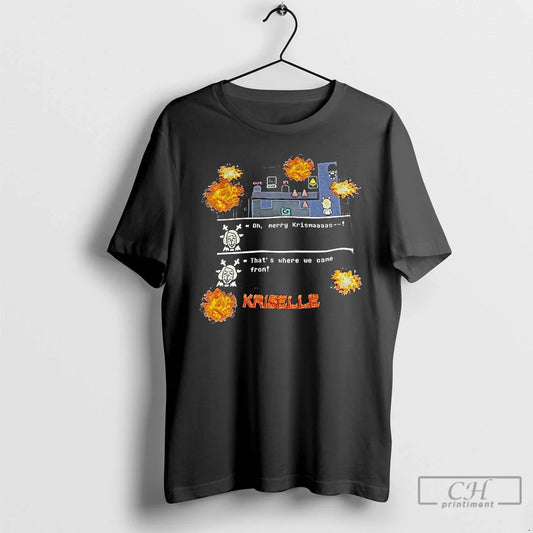 Classic Kris Vs Ralsei Oh Merry Krismaaaas Thats Where We Came T-Shirts, Hoodie, Sweatshirt - T-Shirt, Sweatshirt, Hoodie