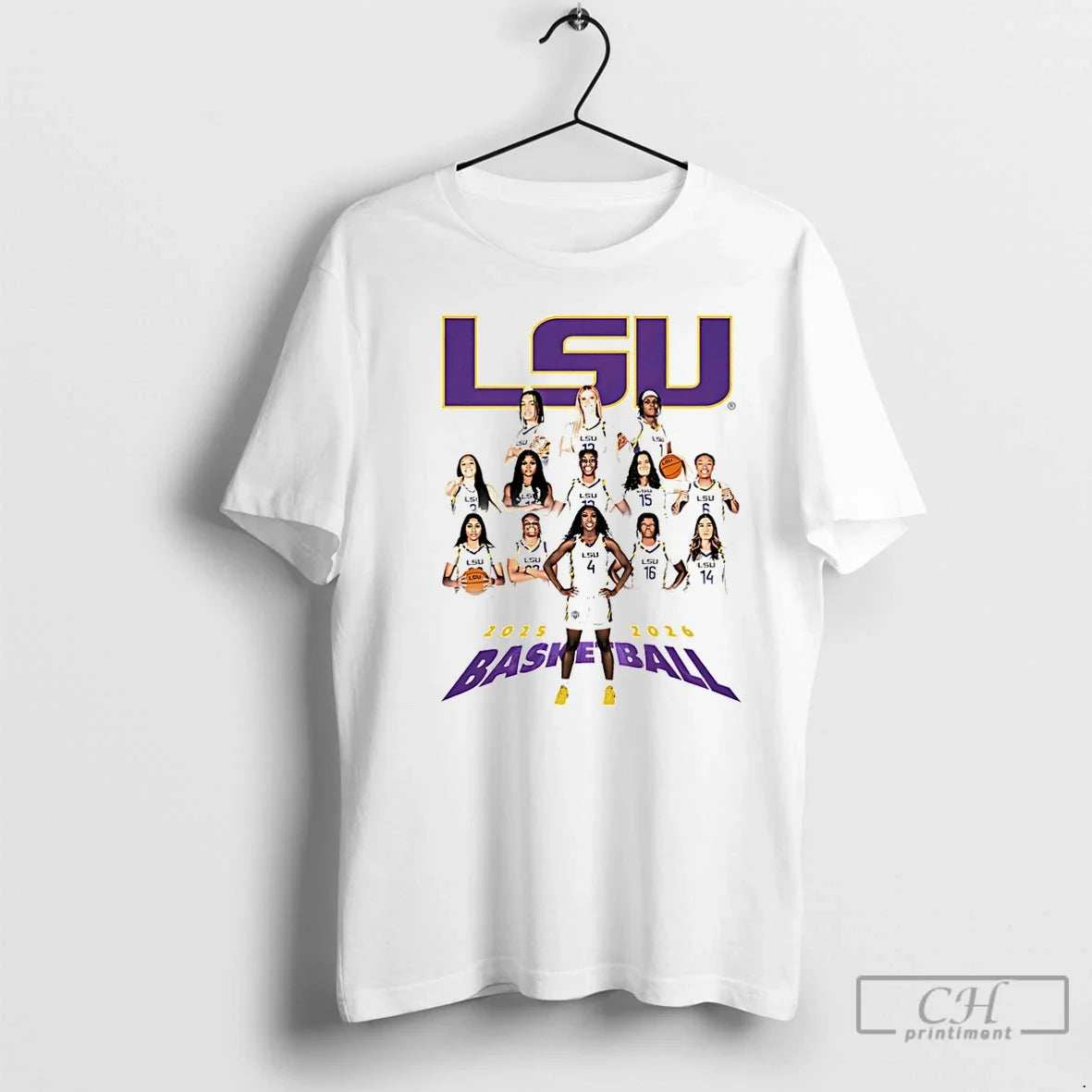 Classic Lsu Basketball 2025 2026 Team Collage T-Shirts, Hoodie, Sweatshirt - T-Shirt, Sweatshirt, Hoodie