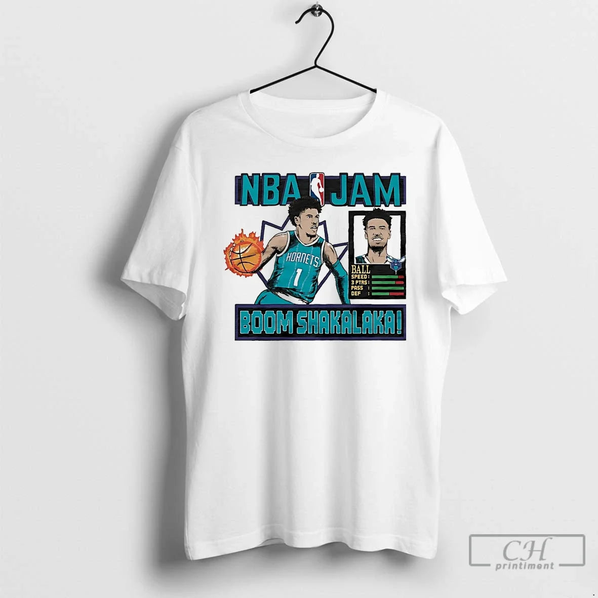 Classic Lamelo Ball Boom Shakalaka Nba Jam Hornets T-Shirts, Hoodie, Sweatshirt - T-Shirt, Sweatshirt, Hoodie