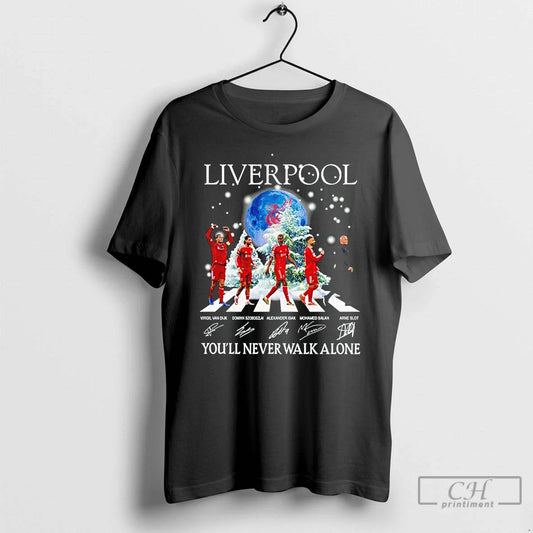 Classic Liverpool Fc Youll Never Walk Alone Signature Abbey Road T-Shirts, Hoodie, Sweatshirt - T-Shirt, Sweatshirt, Hoodie