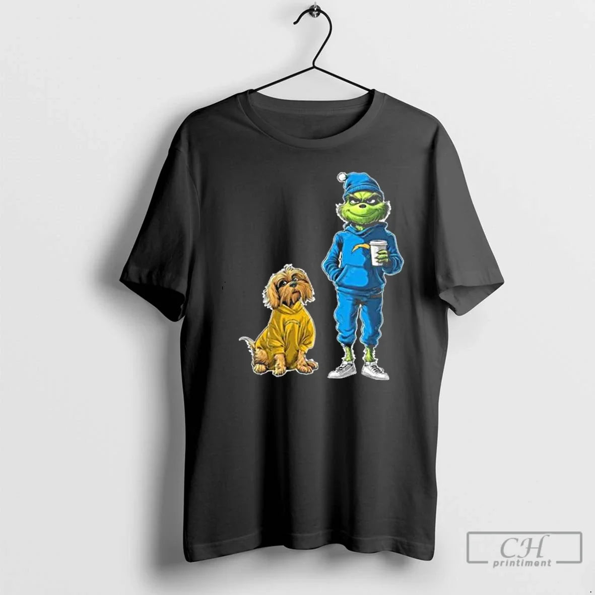 Classic Los Angeles Chargers Grinch Dog Football 2025 T-Shirts, Hoodie, Sweatshirt - T-Shirt, Sweatshirt, Hoodie
