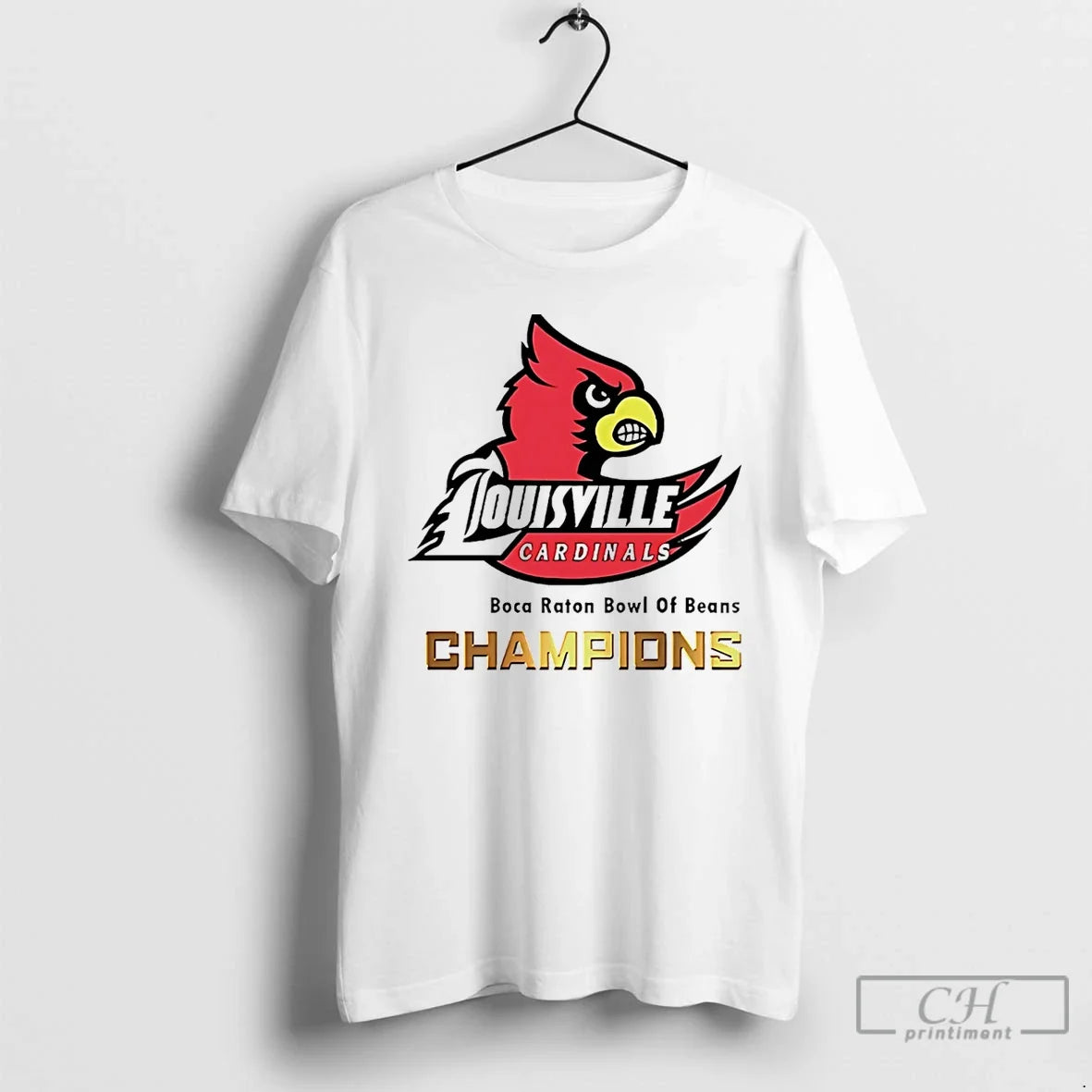 Classic Louisville Football Roca Raton Bowl Beans Champions Logo T-Shirts, Hoodie, Sweatshirt - T-Shirt, Sweatshirt, Hoodie
