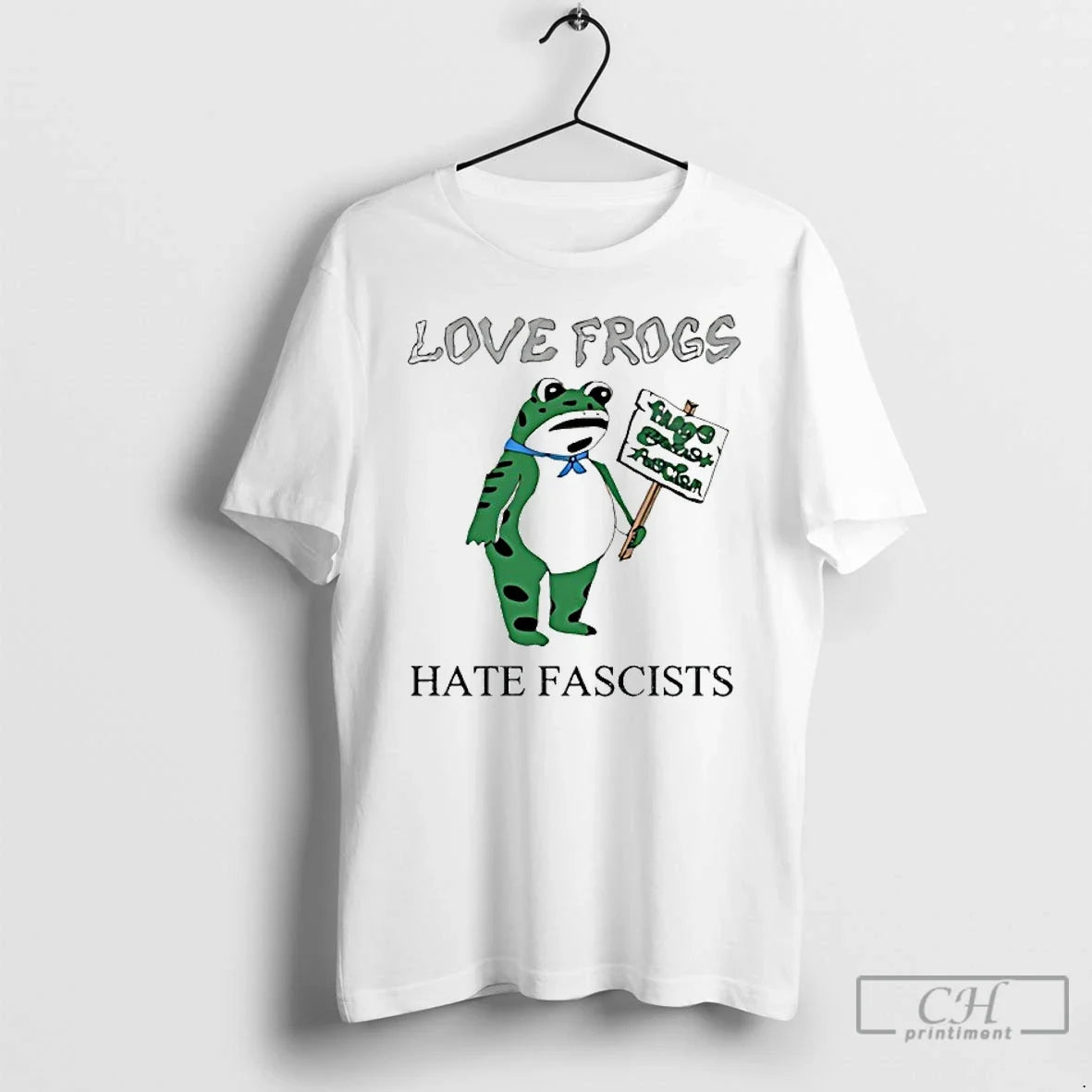 Classic Love Frogs Hate Fascists T-Shirts, Hoodie, Sweatshirt - T-Shirt, Sweatshirt, Hoodie