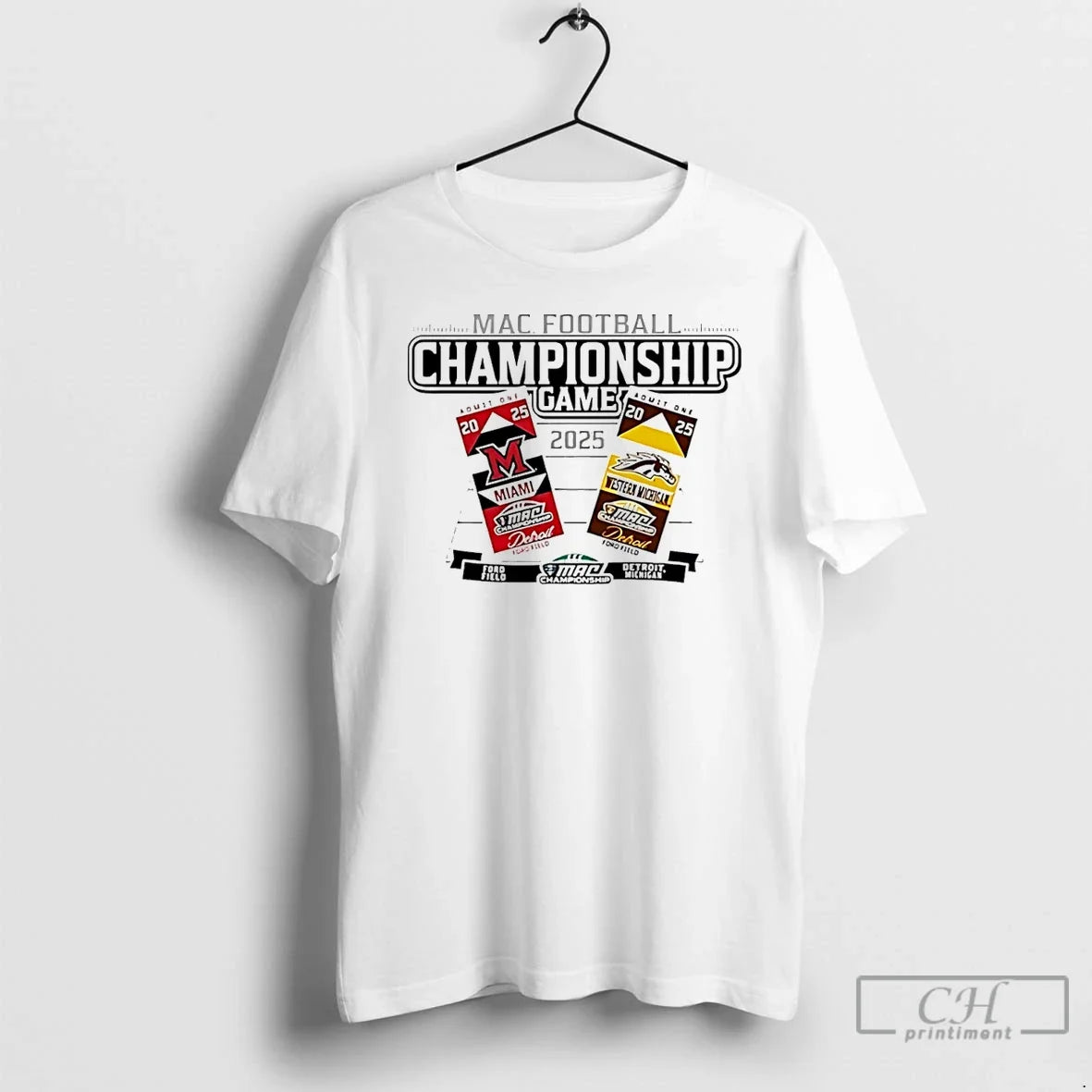 Classic Mac Football Championship 2025 Miami Redhawks Vs Western Michigan T-Shirts, Hoodie, Sweatshirt - T-Shirt, Sweatshirt, Hoodie