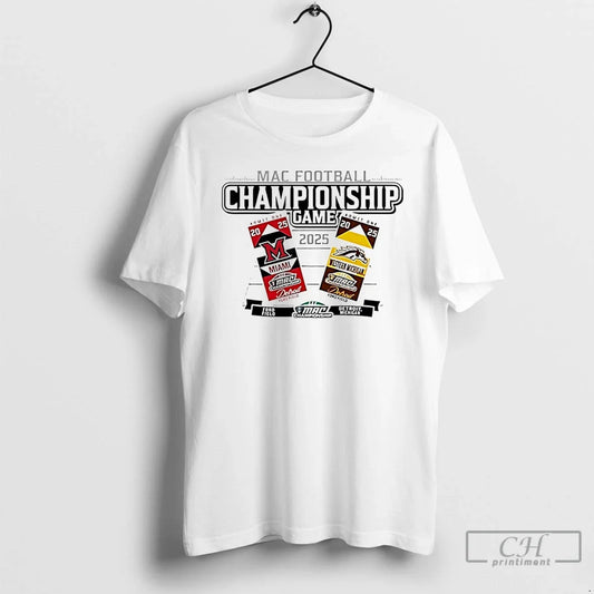Classic Mac Football Championship 2025 Miami Redhawks Vs Western Michigan T-Shirts, Hoodie, Sweatshirt - T-Shirt, Sweatshirt, Hoodie