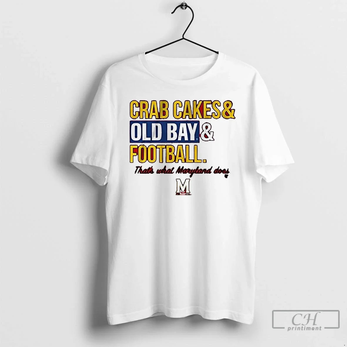 Classic Maryland Terrapins Crab Cakes Old Bay Football T-Shirts, Hoodie, Sweatshirt - T-Shirt, Sweatshirt, Hoodie