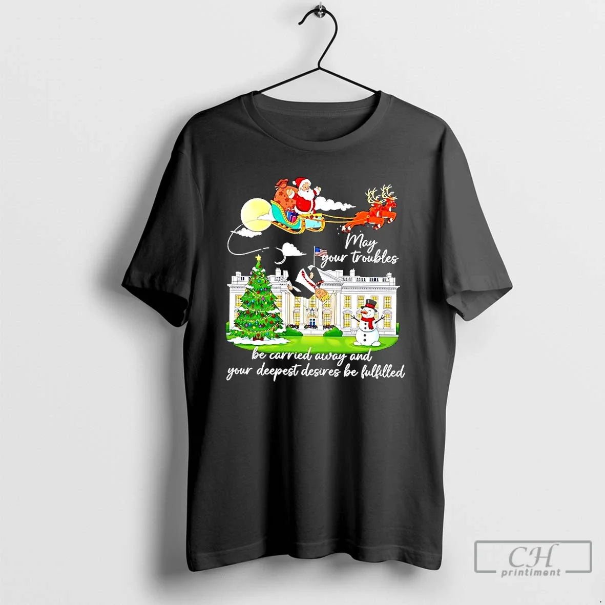 Classic May Your Troubles Donald Trump White House T-Shirts, Hoodie, Sweatshirt - T-Shirt, Sweatshirt, Hoodie