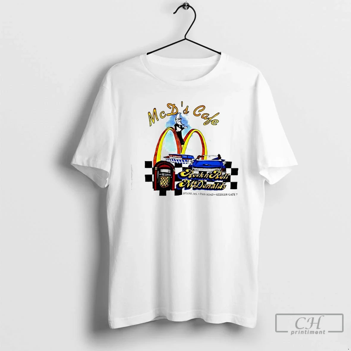 Classic Mcdonalds Cafe Rock N Roll Vintage T-Shirts, Hoodie, Sweatshirt - T-Shirt, Sweatshirt, Hoodie