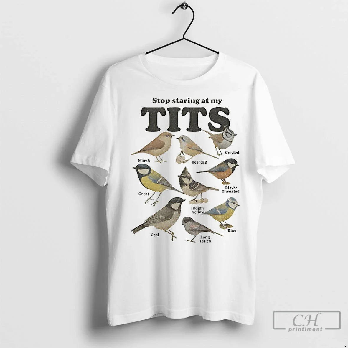 Classic Meme Bird Stop Staring My Tits T-Shirts, Hoodie, Sweatshirt - T-Shirt, Sweatshirt, Hoodie