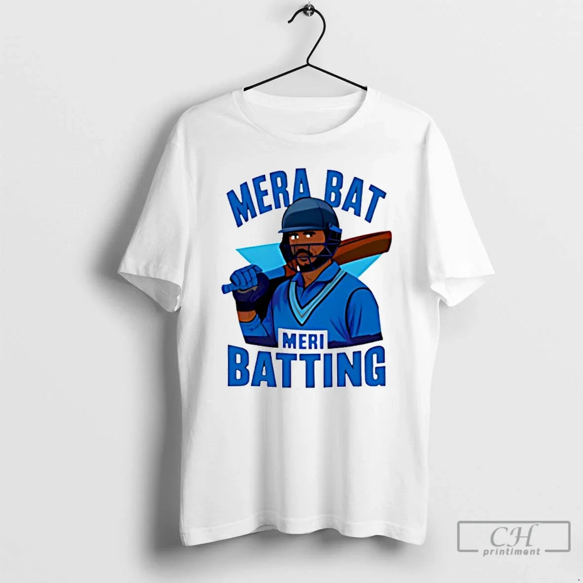 Classic Mera Bat Meri Batting Hindi Phrase India Cricket T-Shirts, Hoodie, Sweatshirt - T-Shirt, Sweatshirt, Hoodie