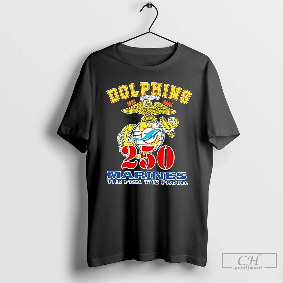 Classic Miami Dolphins X U S M C 250th Celebration T-Shirts, Hoodie, Sweatshirt - T-Shirt, Sweatshirt, Hoodie