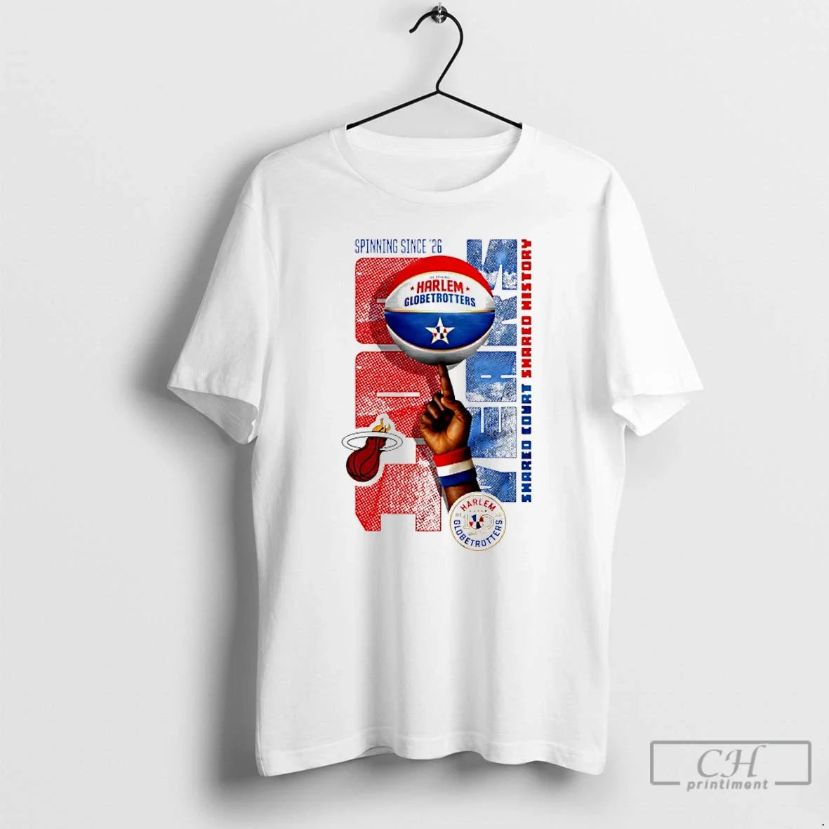 Classic Miami Heat X Harlem Globetrotters Spinning Since 26 T-Shirts, Hoodie, Sweatshirt - T-Shirt, Sweatshirt, Hoodie