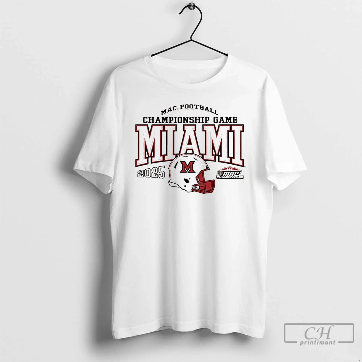 Classic Miami Redhawks 2025 Mac Football Championship Bound Helmet T-Shirts, Hoodie, Sweatshirt - T-Shirt, Sweatshirt, Hoodie
