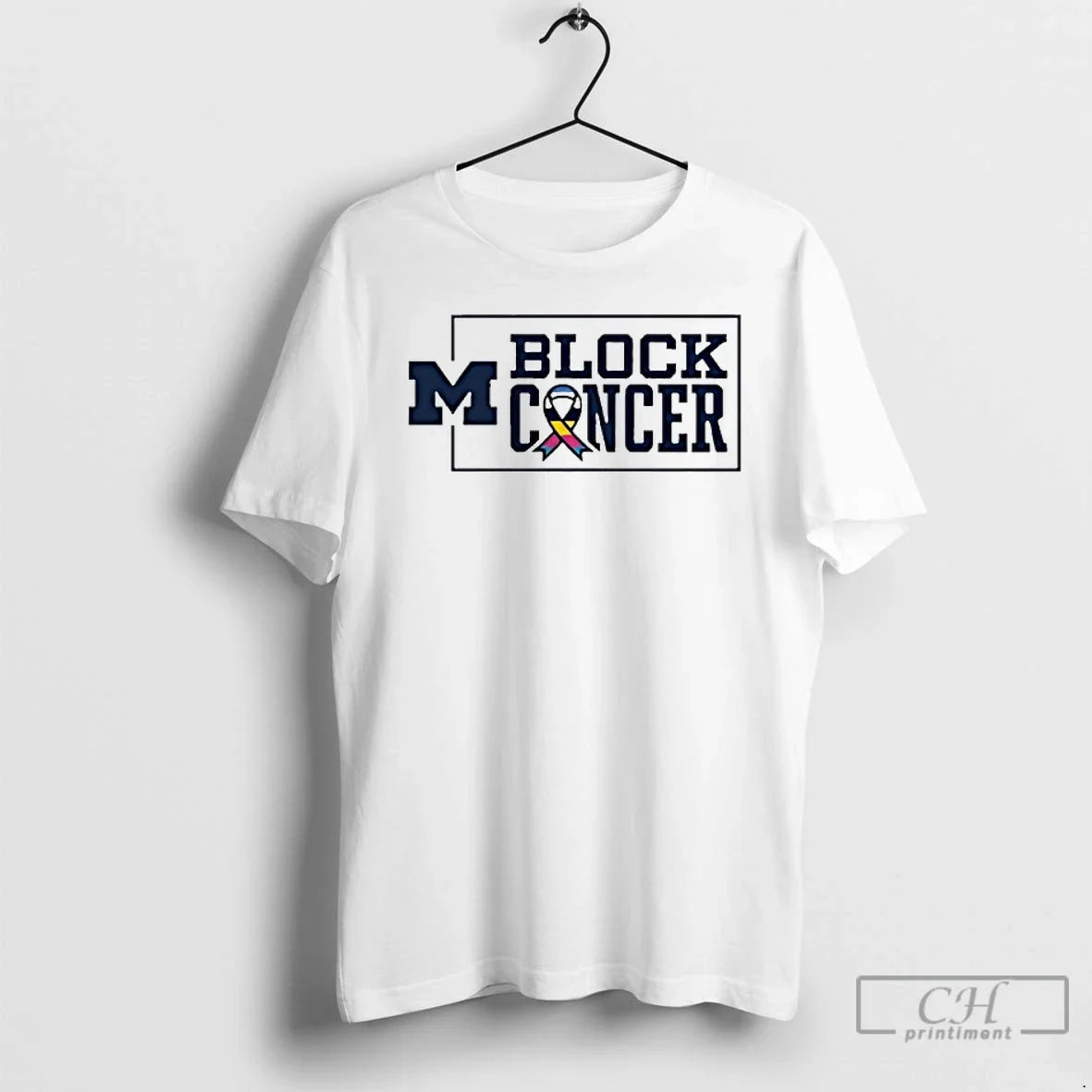 Classic Michigan Football 2025 Block Cancer T-Shirts, Hoodie, Sweatshirt - T-Shirt, Sweatshirt, Hoodie
