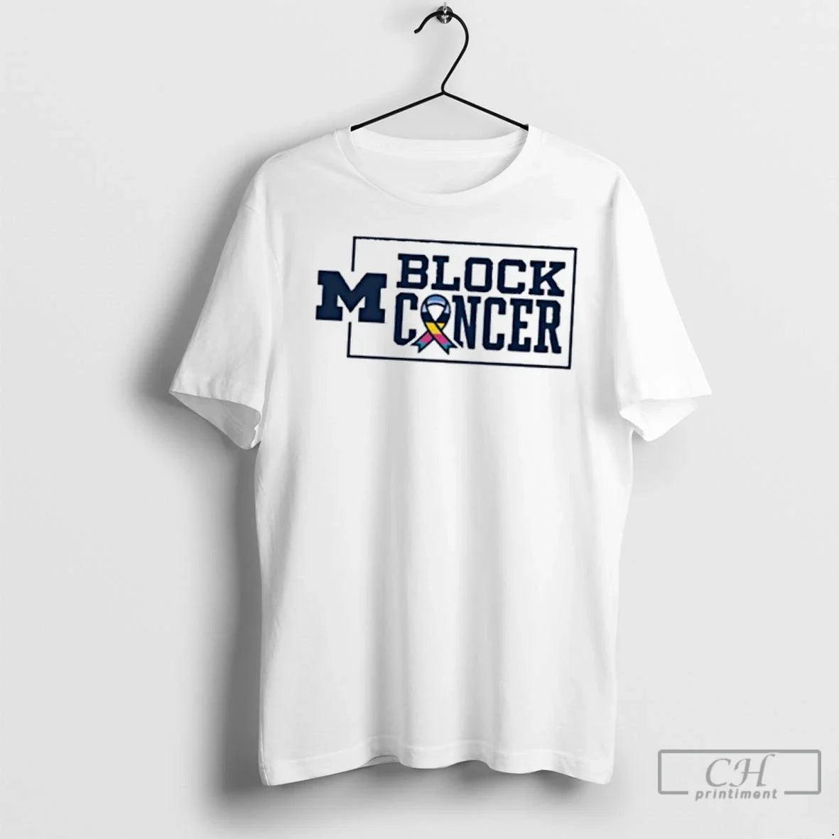 Classic Michigan Football Block Cancer T-Shirts, Hoodie, Sweatshirt - T-Shirt, Sweatshirt, Hoodie