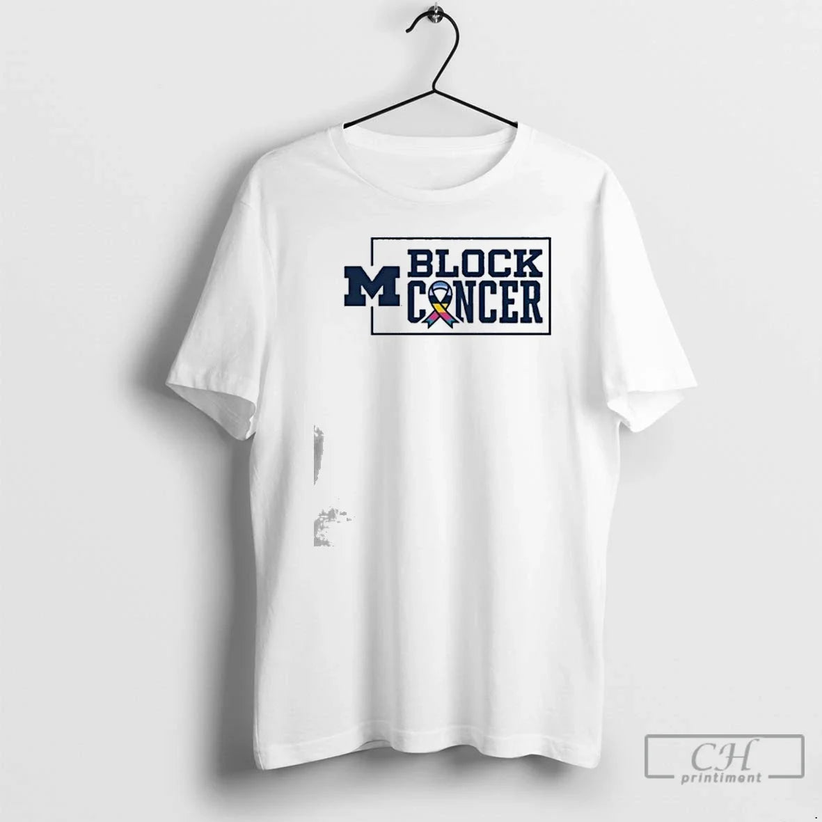 Classic Michigan Football Block Cancer T-Shirts, Hoodie, Sweatshirt - T-Shirt, Sweatshirt, Hoodie