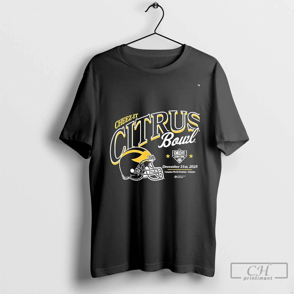 Classic Michigan Wolverines 2025 Cheez Citrus Bowl Helmet Chriast T-Shirts, Hoodie, Sweatshirt - T-Shirt, Sweatshirt, Hoodie