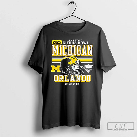 Classic Michigan Wolverines Football Cheez Citrus Bowl Helmet December 31st T-Shirts, Hoodie, Sweatshirt - T-Shirt, Sweatshirt, Hoodie