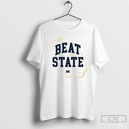 Classic Michigan Wolverines Paul Bunyan Rivalry Beat State Map T-Shirts, Hoodie, Sweatshirt - T-Shirt, Sweatshirt, Hoodie