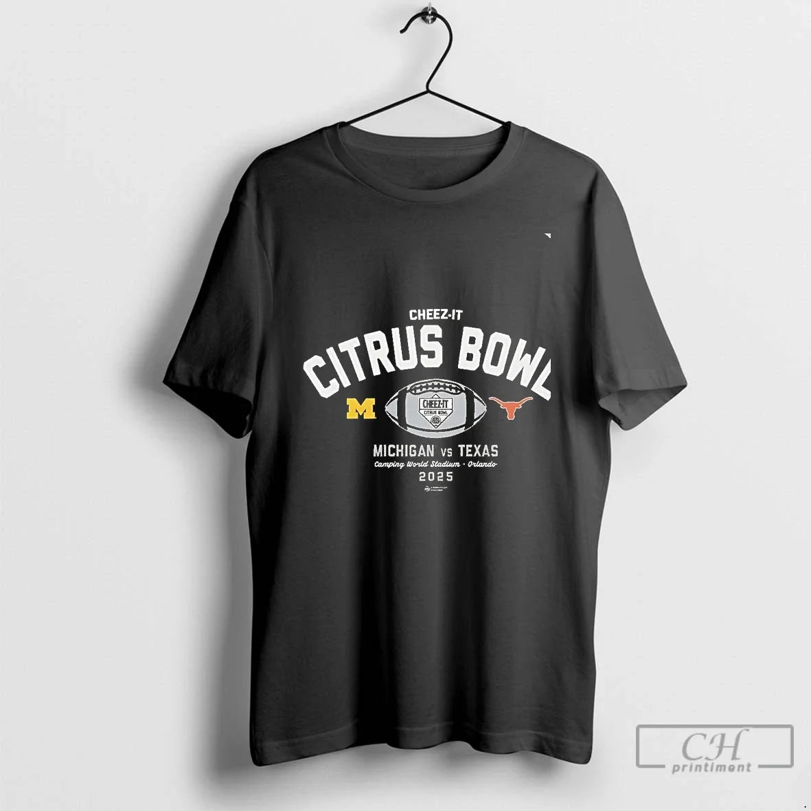 Classic Michigan Wolverines Vs Texas Longhorns 2025 Cheez Citrus Bowl Stadium Chriast T-Shirts, Hoodie, Sweatshirt - T-Shirt, Sweatshirt, Hoodie