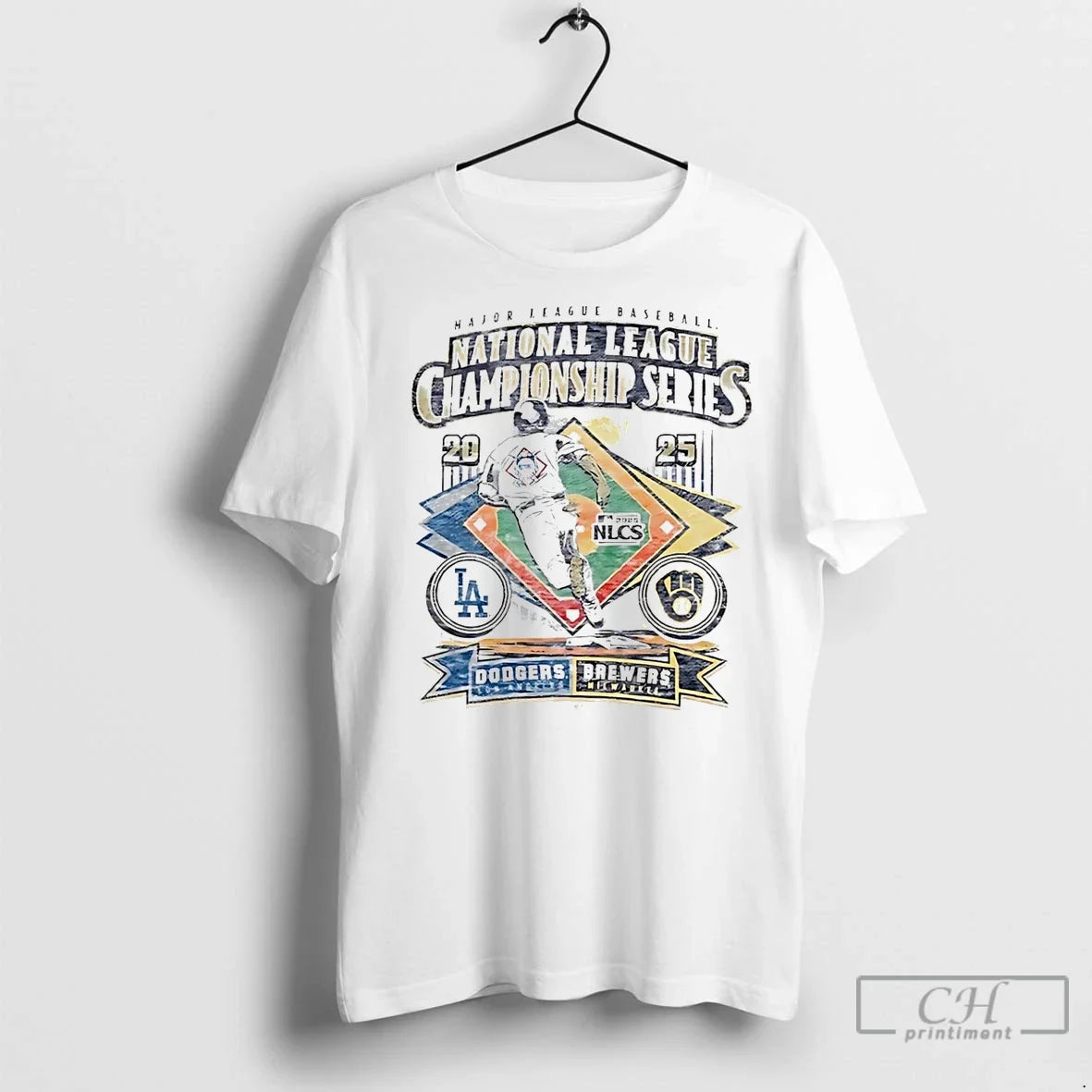 Classic Milwaukee Brewers Vs La Dodgers 2025 Nlcs Match Up Dueling Franklin T-Shirts, Hoodie, Sweatshirt - T-Shirt, Sweatshirt, Hoodie
