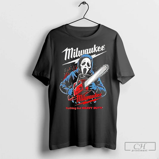 Classic Milwaukee Tools Ghost Face Chainsaw Halloween T-Shirts, Hoodie, Sweatshirt - T-Shirt, Sweatshirt, Hoodie
