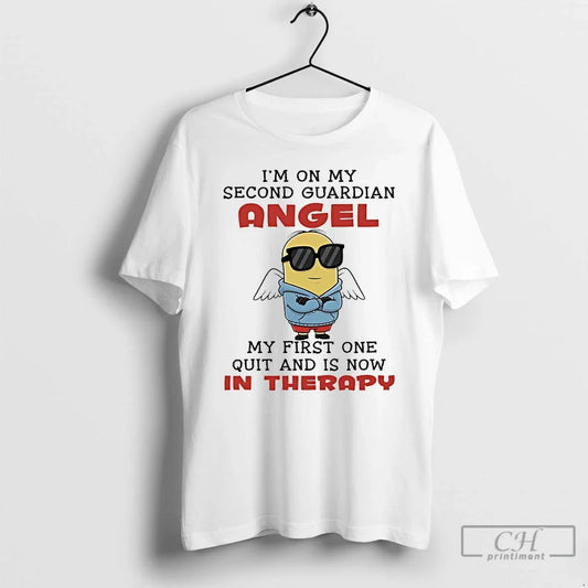 Classic Minions Im My Second Guardian Angel My First One Quit Is Now T-Shirts, Hoodie, Sweatshirt - T-Shirt, Sweatshirt, Hoodie