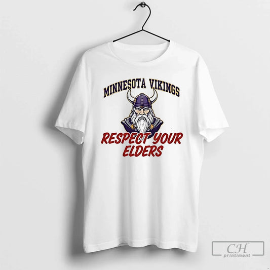 Classic Minnesota Vikings Respect Your Elders T-Shirts, Hoodie, Sweatshirt - T-Shirt, Sweatshirt, Hoodie