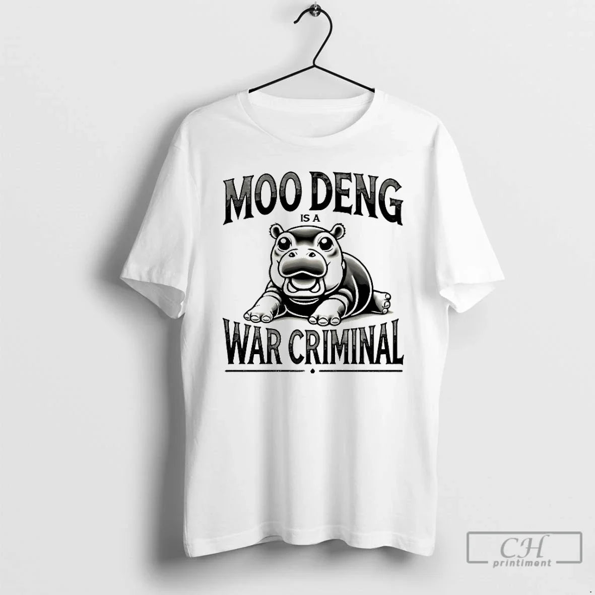 Classic Moo Deng Is War Criminal T-Shirts, Hoodie, Sweatshirt - T-Shirt, Sweatshirt, Hoodie