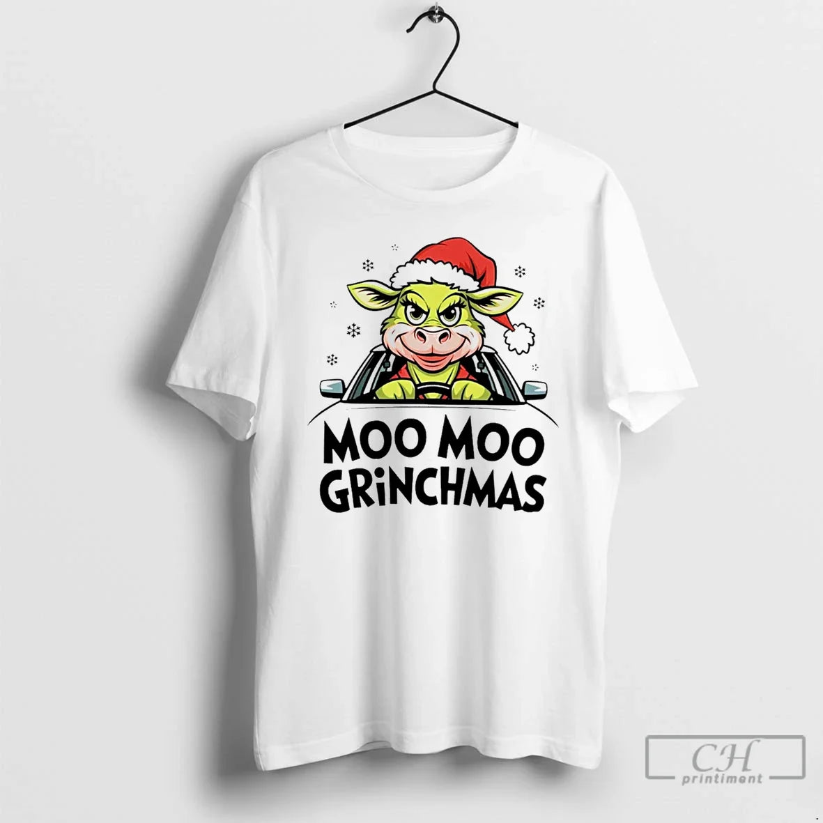 Classic Moo Moo Grinchmas White T-Shirts, Hoodie, Sweatshirt - T-Shirt, Sweatshirt, Hoodie