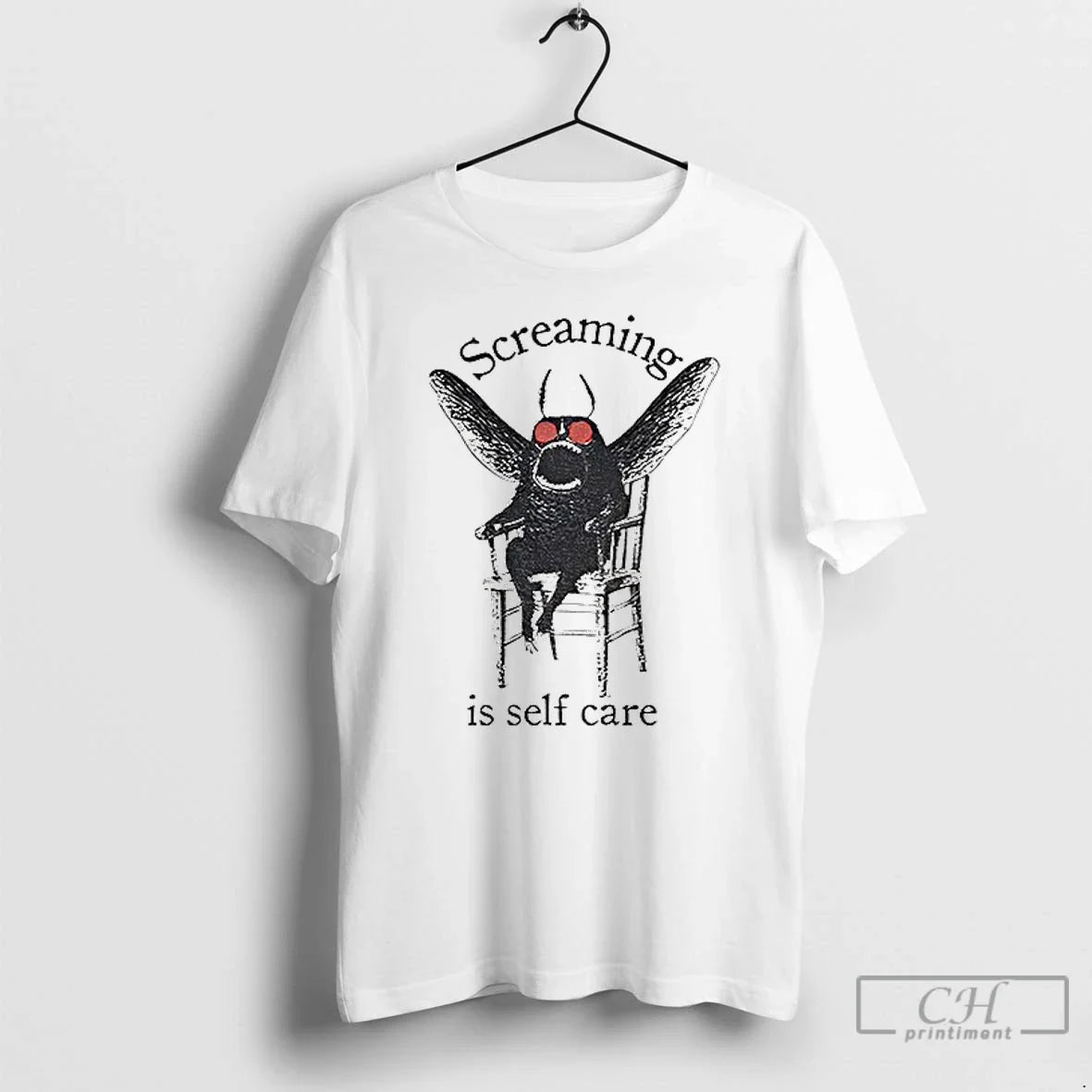 Classic Mothman Shenanigan Screaming Is Self Care T-Shirts, Hoodie, Sweatshirt - T-Shirt, Sweatshirt, Hoodie