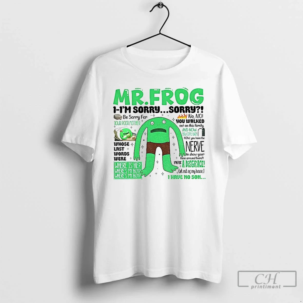 Classic Mr Frog Where Is My Boy Dad Quote Internet Tiktok Meme T-Shirts, Hoodie, Sweatshirt - T-Shirt, Sweatshirt, Hoodie