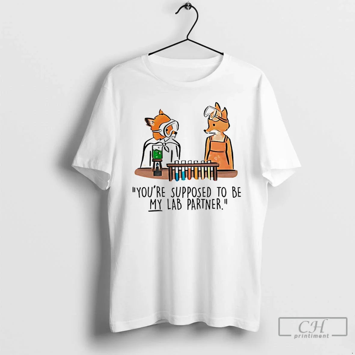 Classic Mr Fox Youre Supposed Be My Lab Partner T-Shirts, Hoodie, Sweatshirt - T-Shirt, Sweatshirt, Hoodie