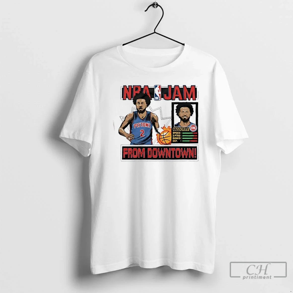 Classic Nba Jam Detroit Pistons Cade Cunningham T-Shirts, Hoodie, Sweatshirt - T-Shirt, Sweatshirt, Hoodie